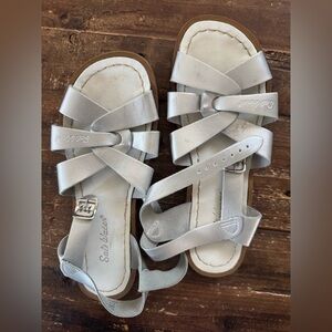 Salt Water Sandals by Hoy in Silver